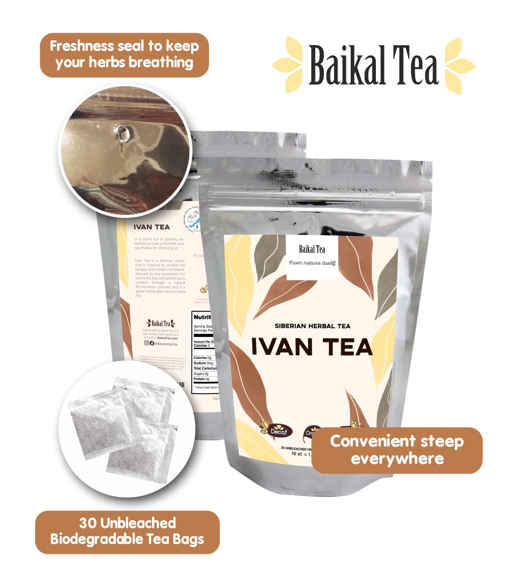 baikal tea ivan tea 30 tea bags